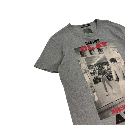 Vintage Dolce & Gabbana Muhammad Ali T-Shirt grau Gr. 46