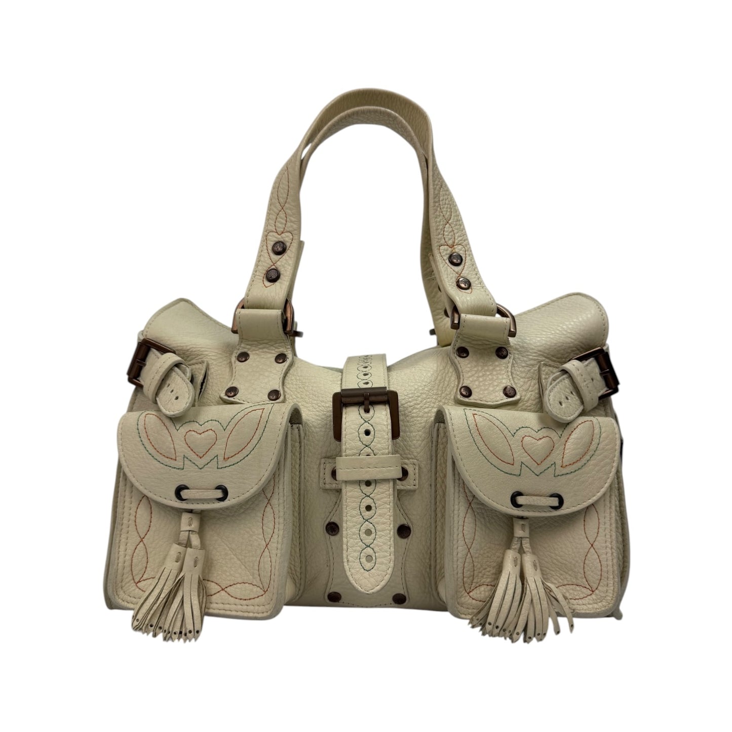 Vintage Mulberry Handtasche beige