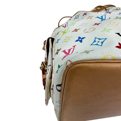 Louis Vuitton Sac Noe Murakami Handtasche weiß / bunt