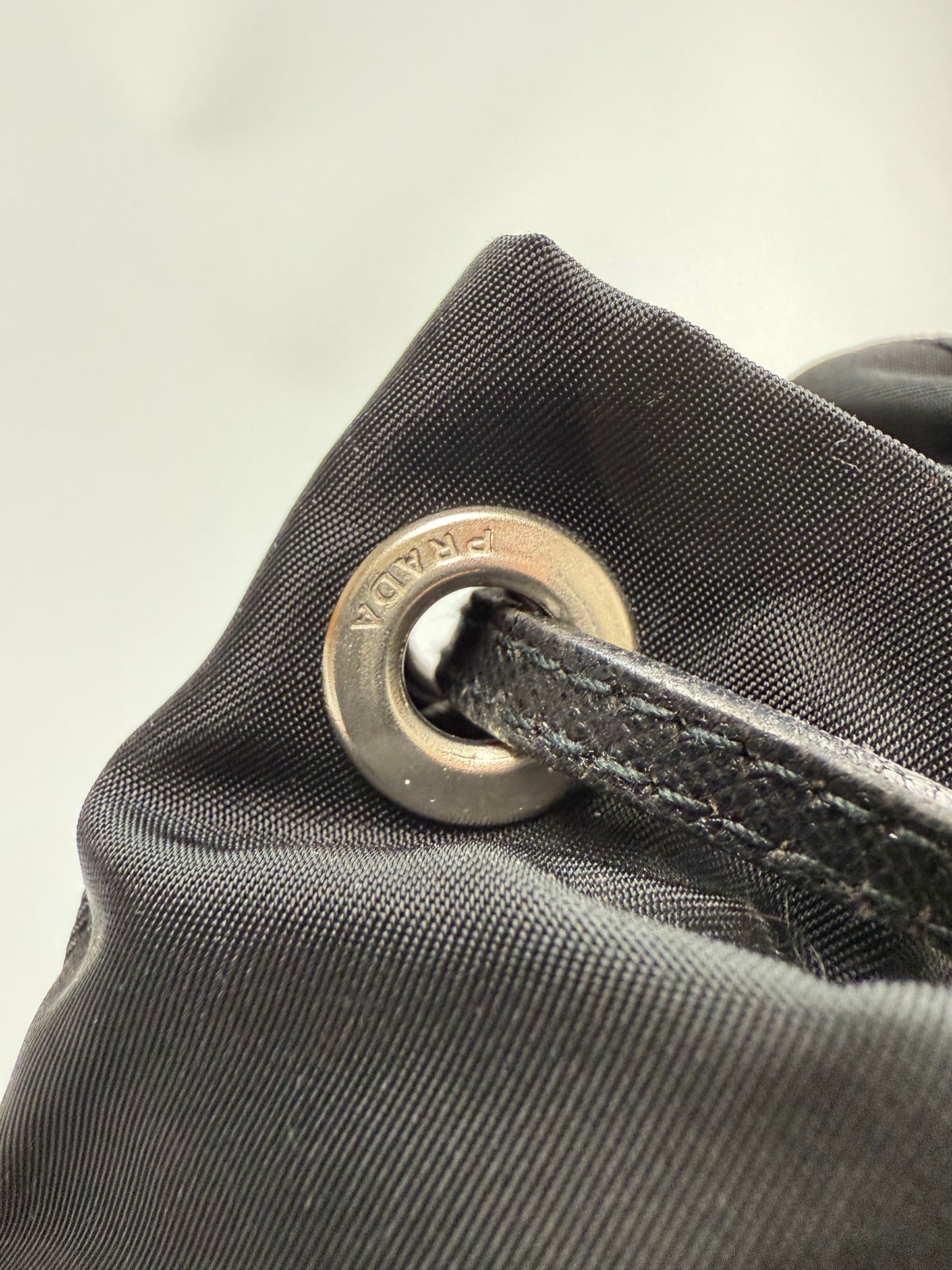 Prada Nylon Shoulder Bag schwarz