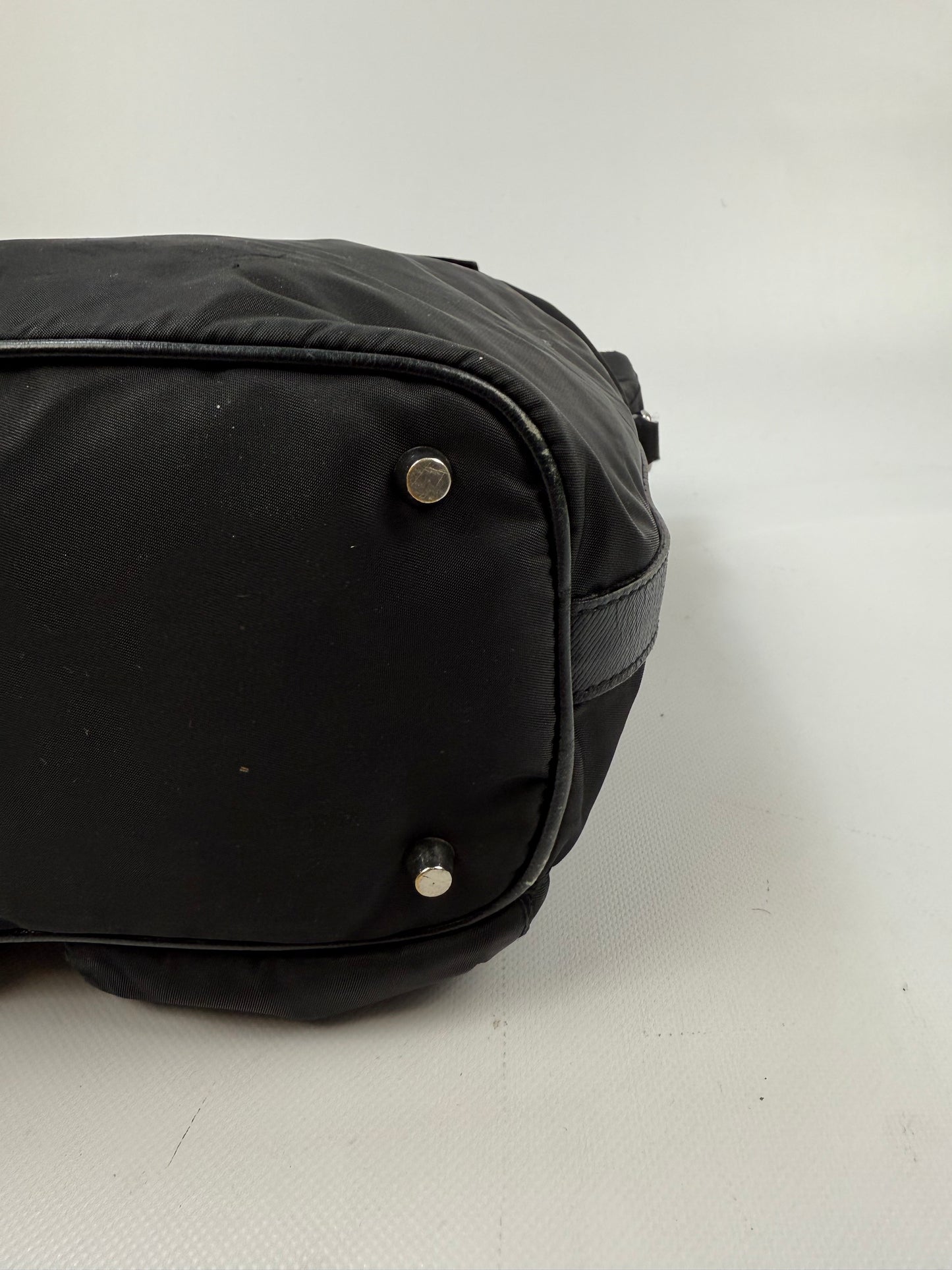 Prada Nylon Shoulder Bag schwarz
