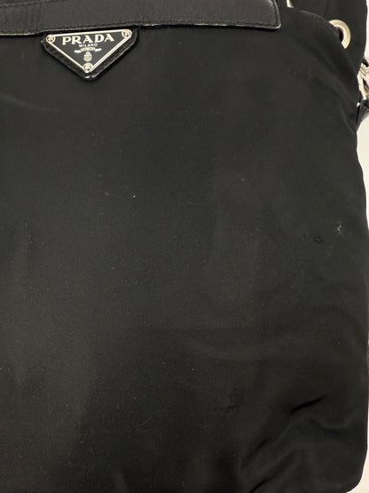 Prada Nylon Shoulder Bag schwarz