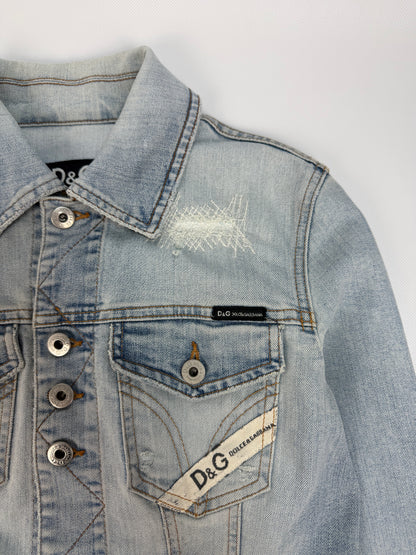 Vintage Dolce & Gabbana Jeansjacke hellblau Gr. S