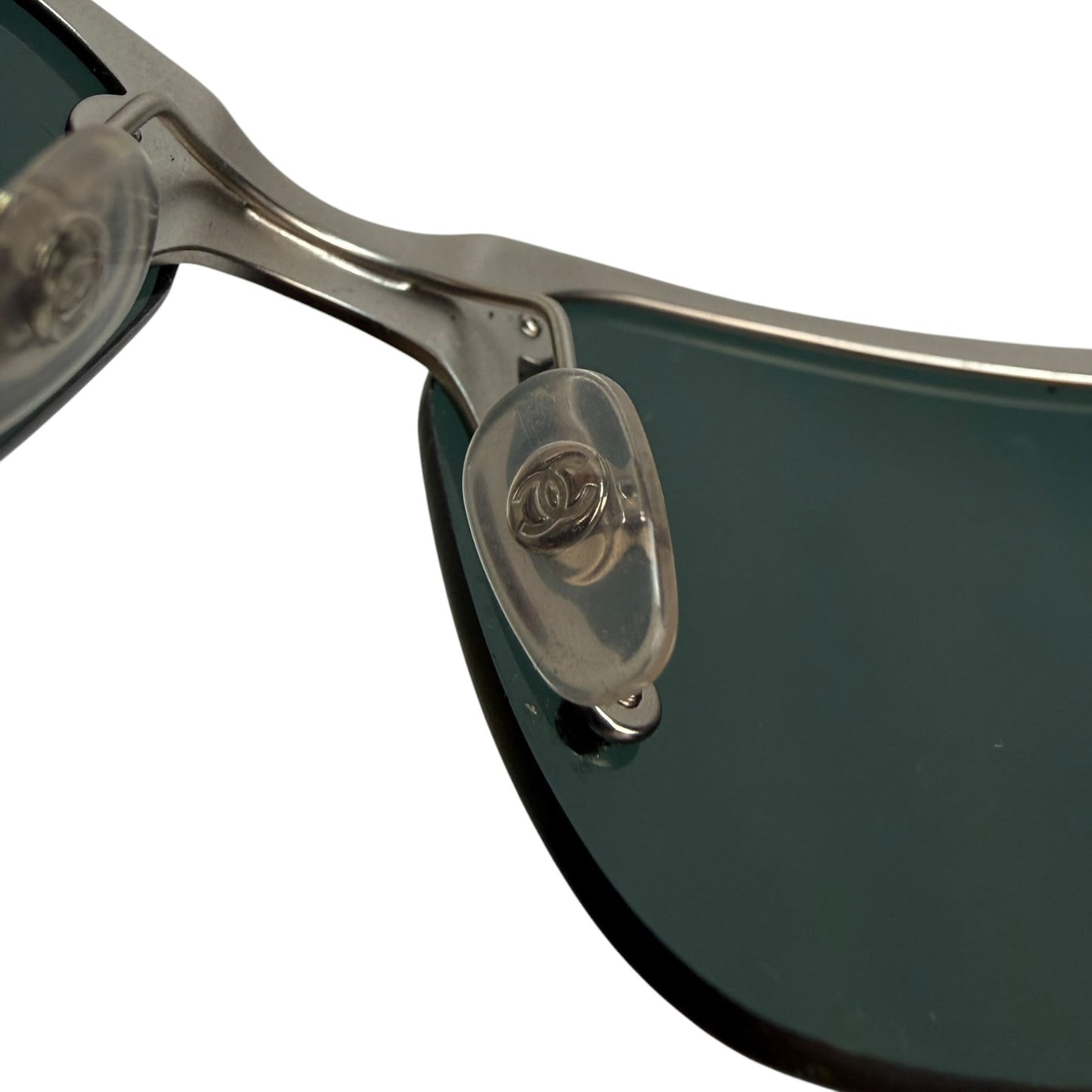 Vintage Chanel Sonnenbrille Silber