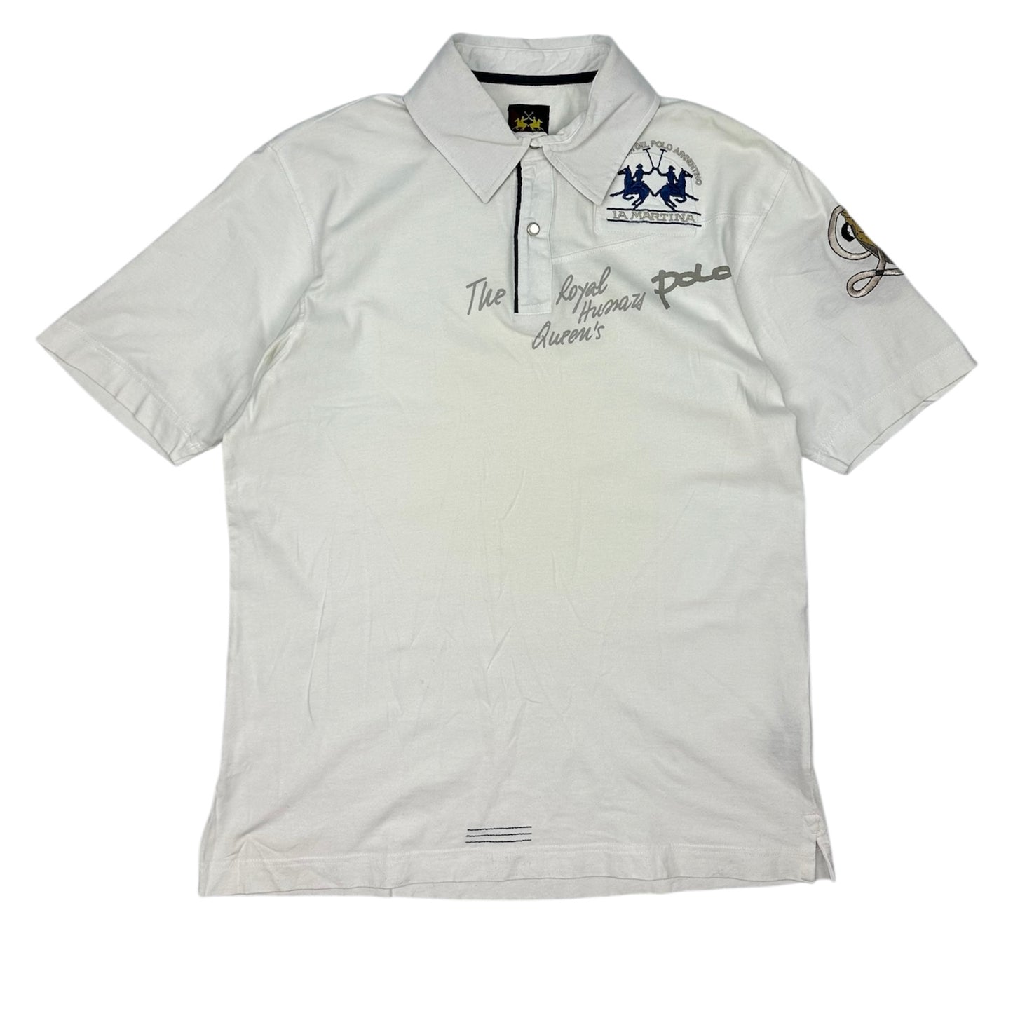Vintage La Martina Polohemd weiß XXL
