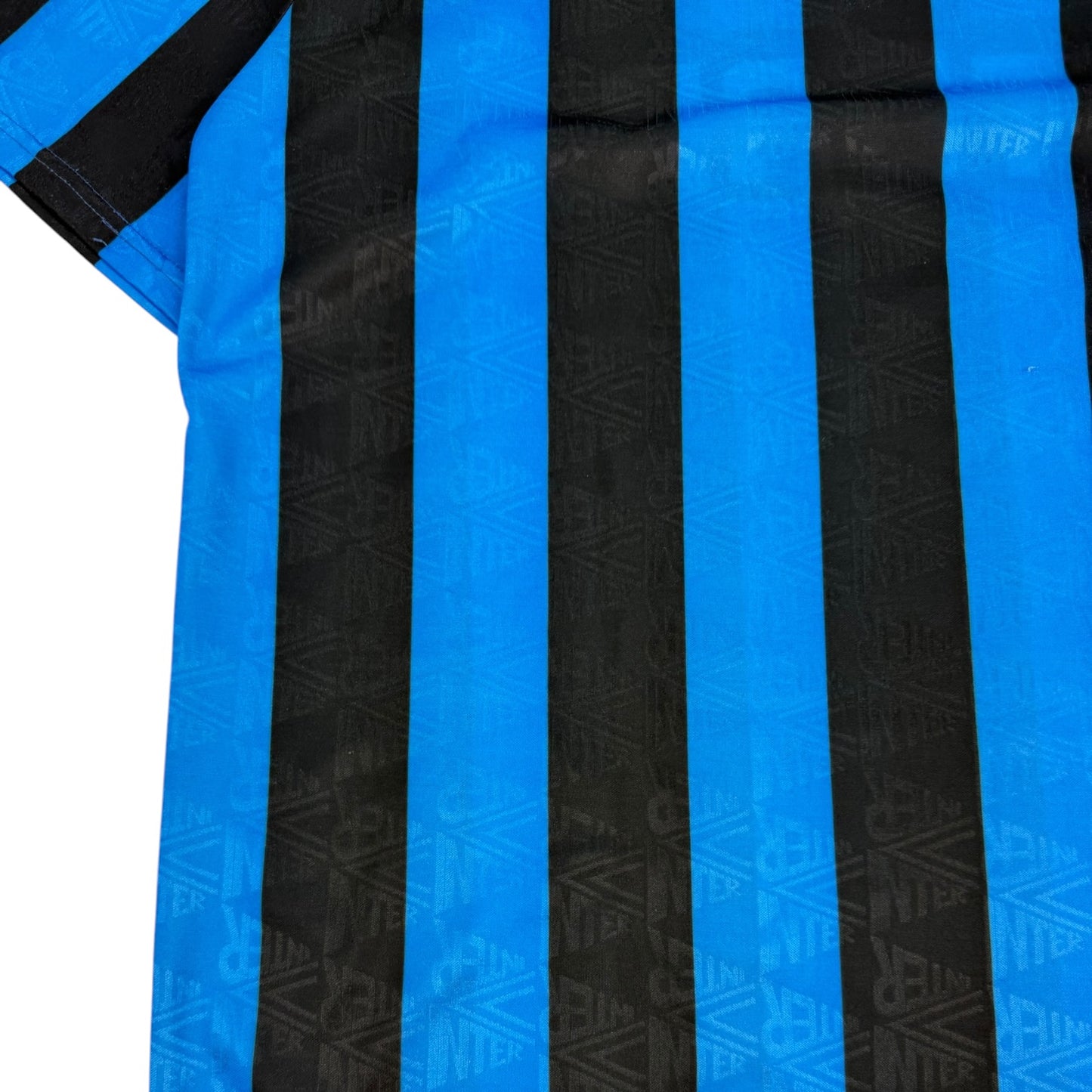 Vintage Umbro Inter Mailand Fußballtrikot blau / schwarz Gr. XL