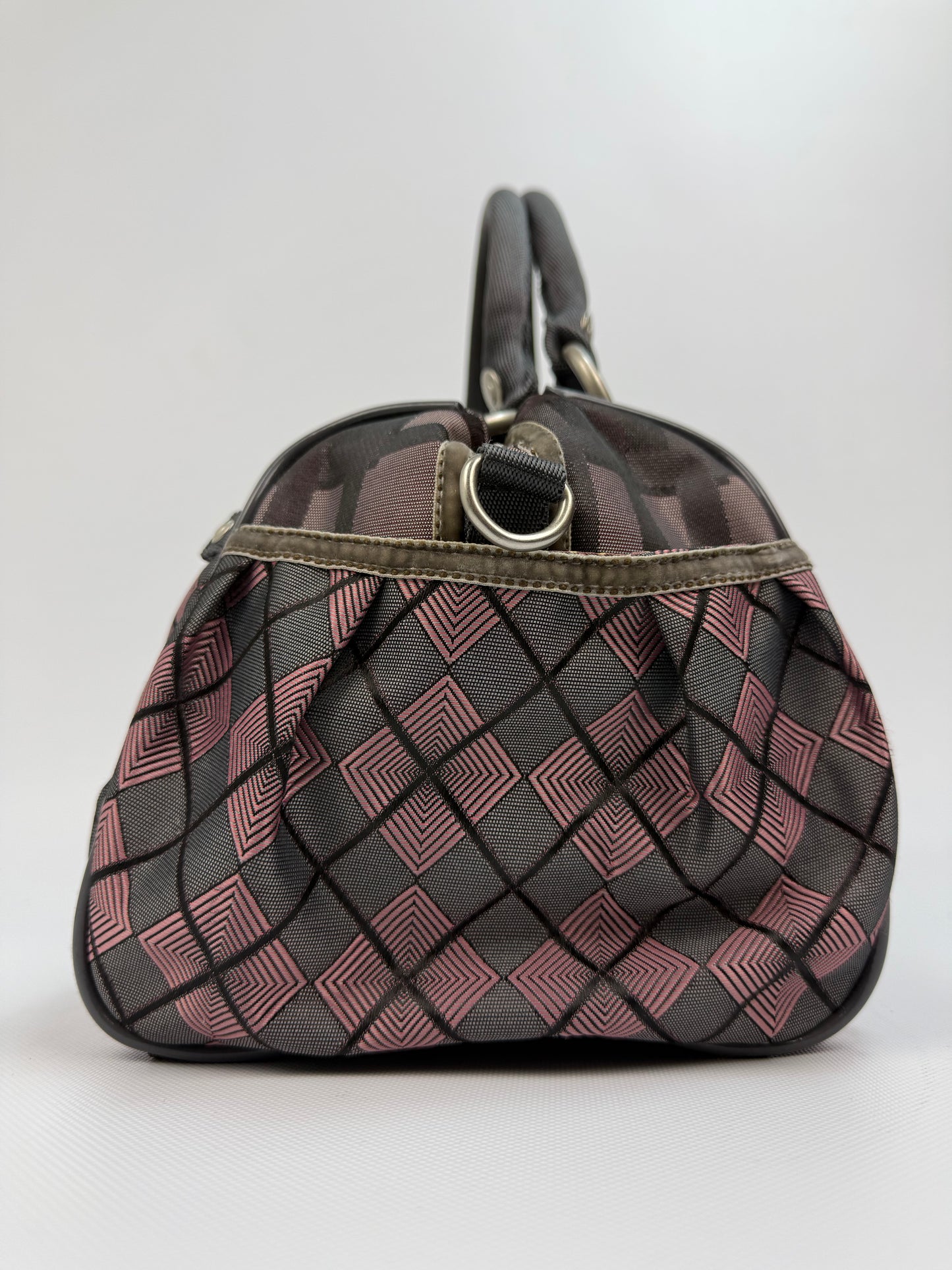 Vintage GG&L Mirror Me Tasche rot / grau