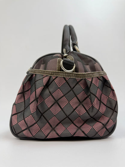 Vintage GG&L Mirror Me Tasche rot / grau