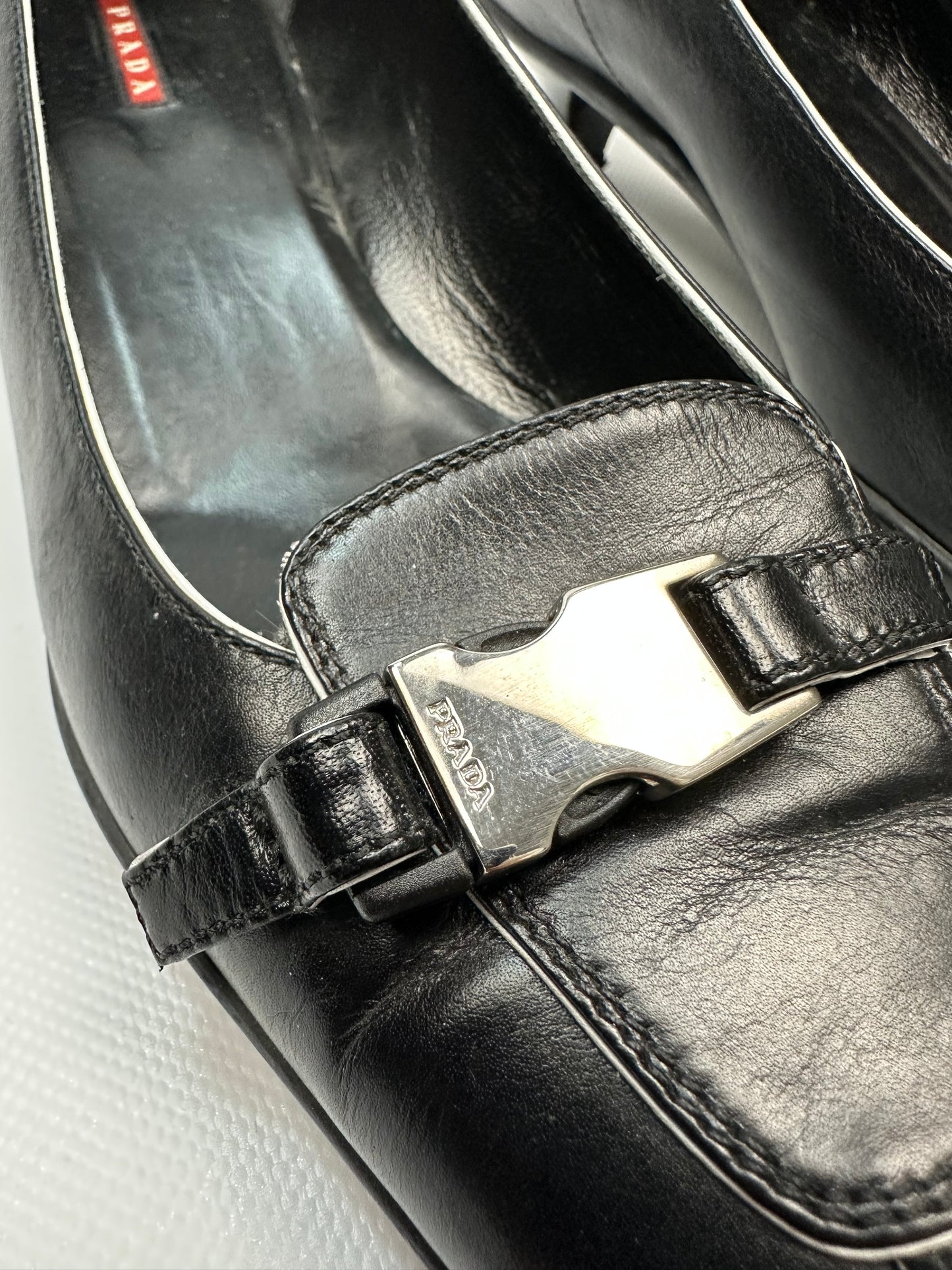 Vintage Prada Pumps schwarz Gr. 38C