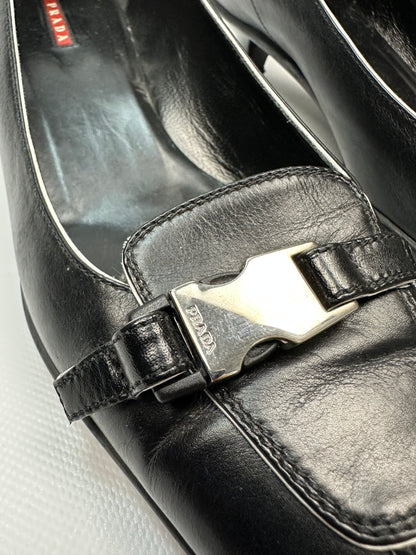 Vintage Prada Pumps schwarz Gr. 38C
