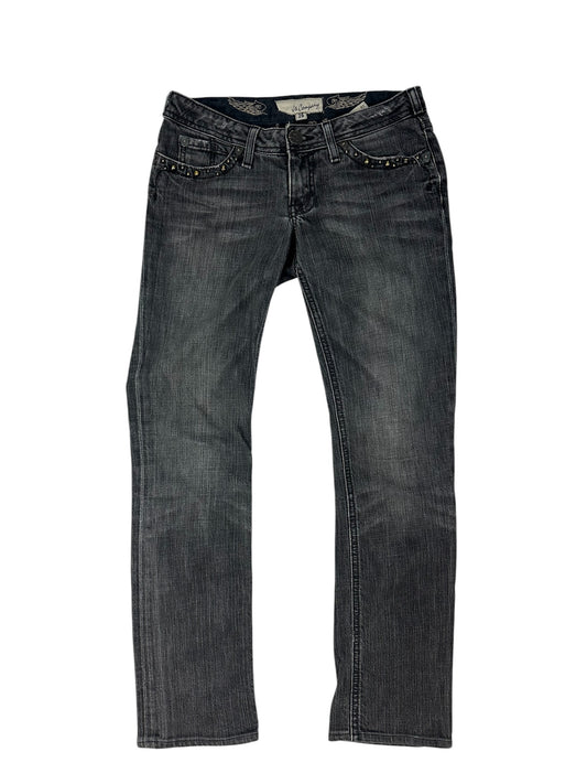 Vintage Jeanshose schwarz 26