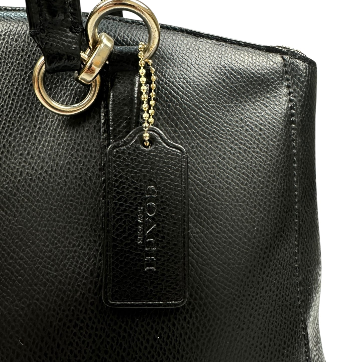 Coach Handtasche schwarz / gold