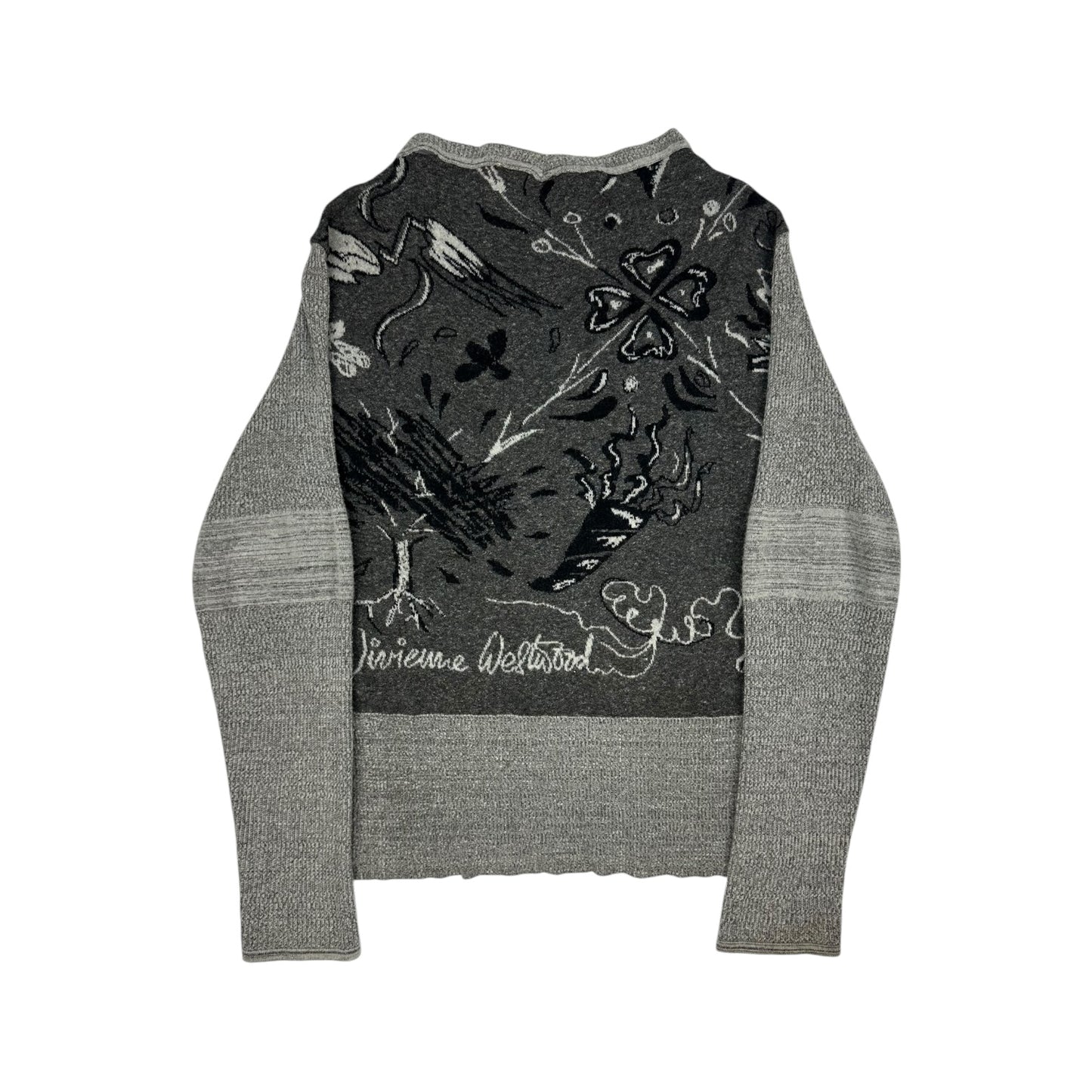 Vintage Vivienne Westwood Pullover grau Gr. M