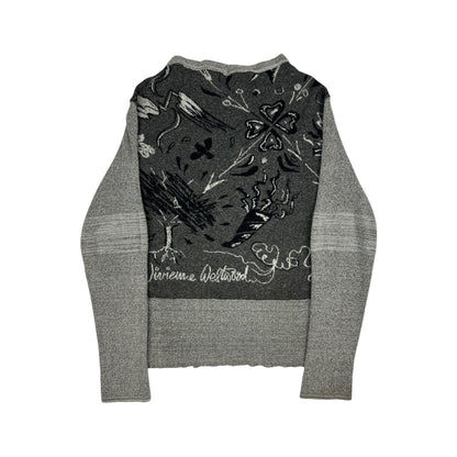 Vintage Vivienne Westwood Pullover grau Gr. M