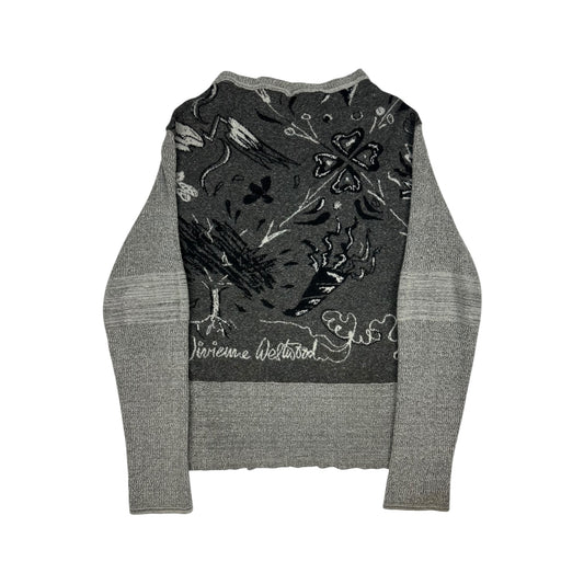 Vintage Vivienne Westwood Pullover grau Gr. M
