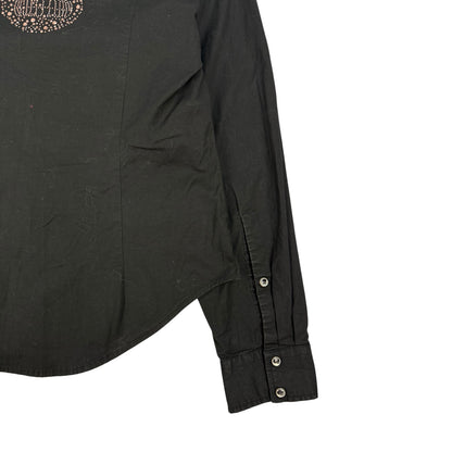 Vintage Jean Paul Gaultier Hemd schwarz Gr. Damen M