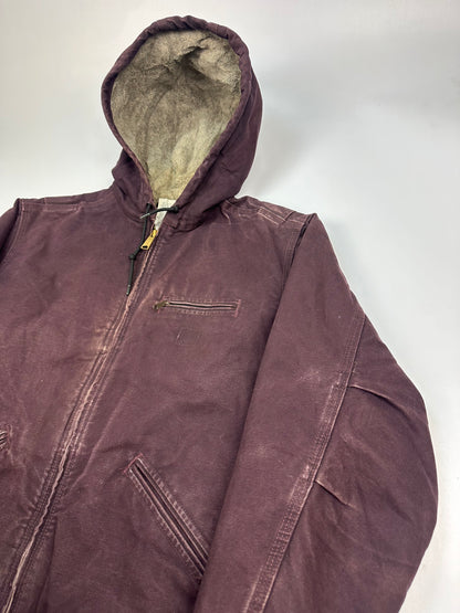 Vintage Carhartt Jacke dunkelrot Gr. M Frauen: XL