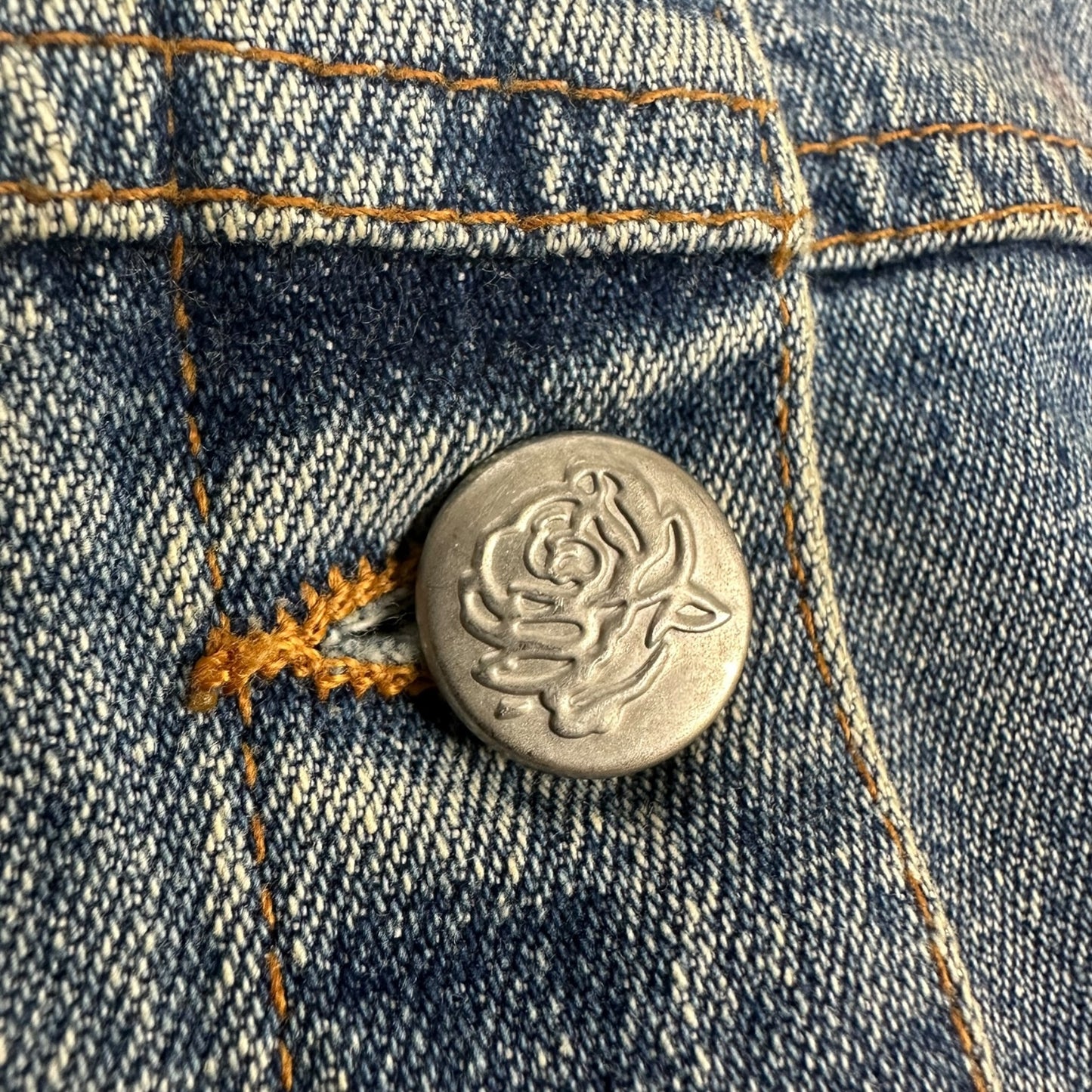 Vintage Blumarine Jeans Jacke blau Damen S