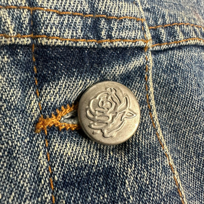 Vintage Blumarine Jeans Jacke blau Damen S