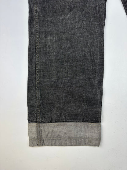 Vintage Jeanshose grau 40/34