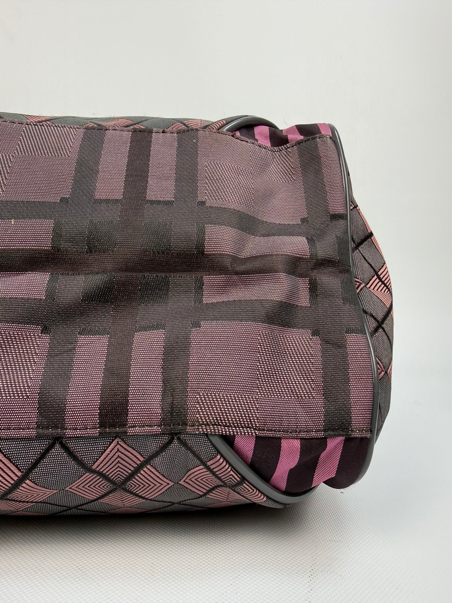 Vintage GG&L Mirror Me Tasche rot / grau
