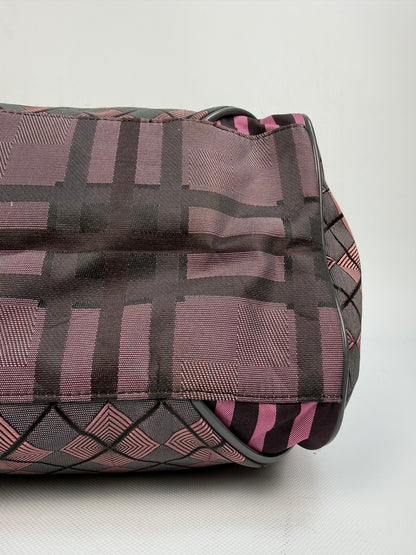 Vintage GG&L Mirror Me Tasche rot / grau