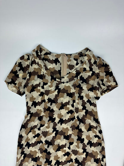 Prada Camouflage Kleid braun/beige Gr. 42
