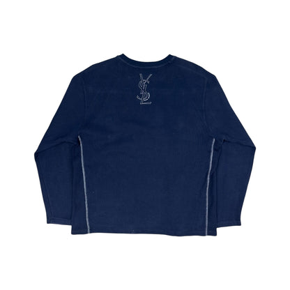 Vintage Yves Saint Laurent Pullover navy Gr. L