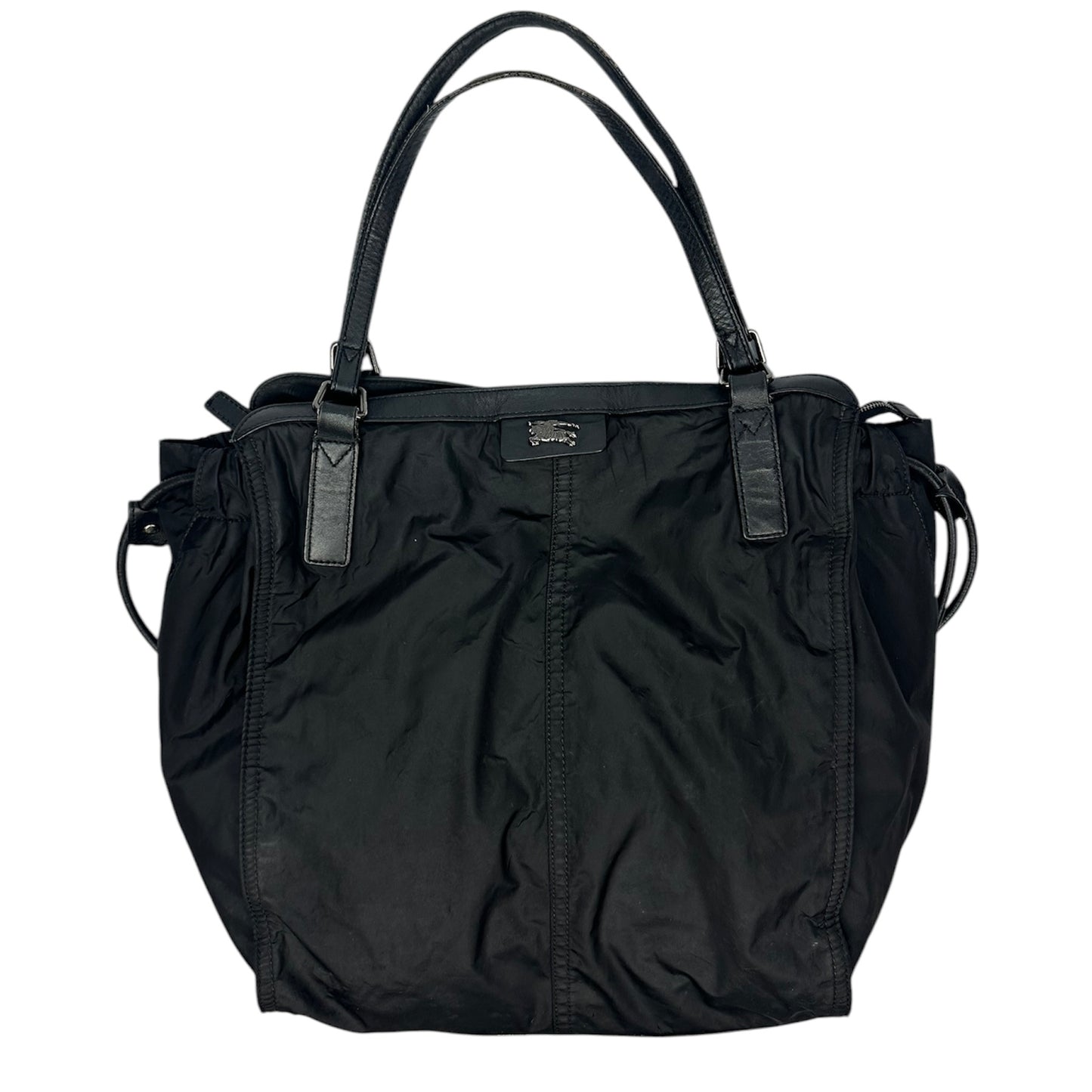 Vintage Burberry Shopper schwarz