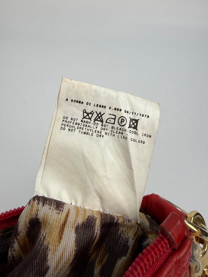 Vintage Dolce & Gabbana Tasche rot / Leo