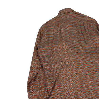 Vintage Hermes Hemd orange Gr. M