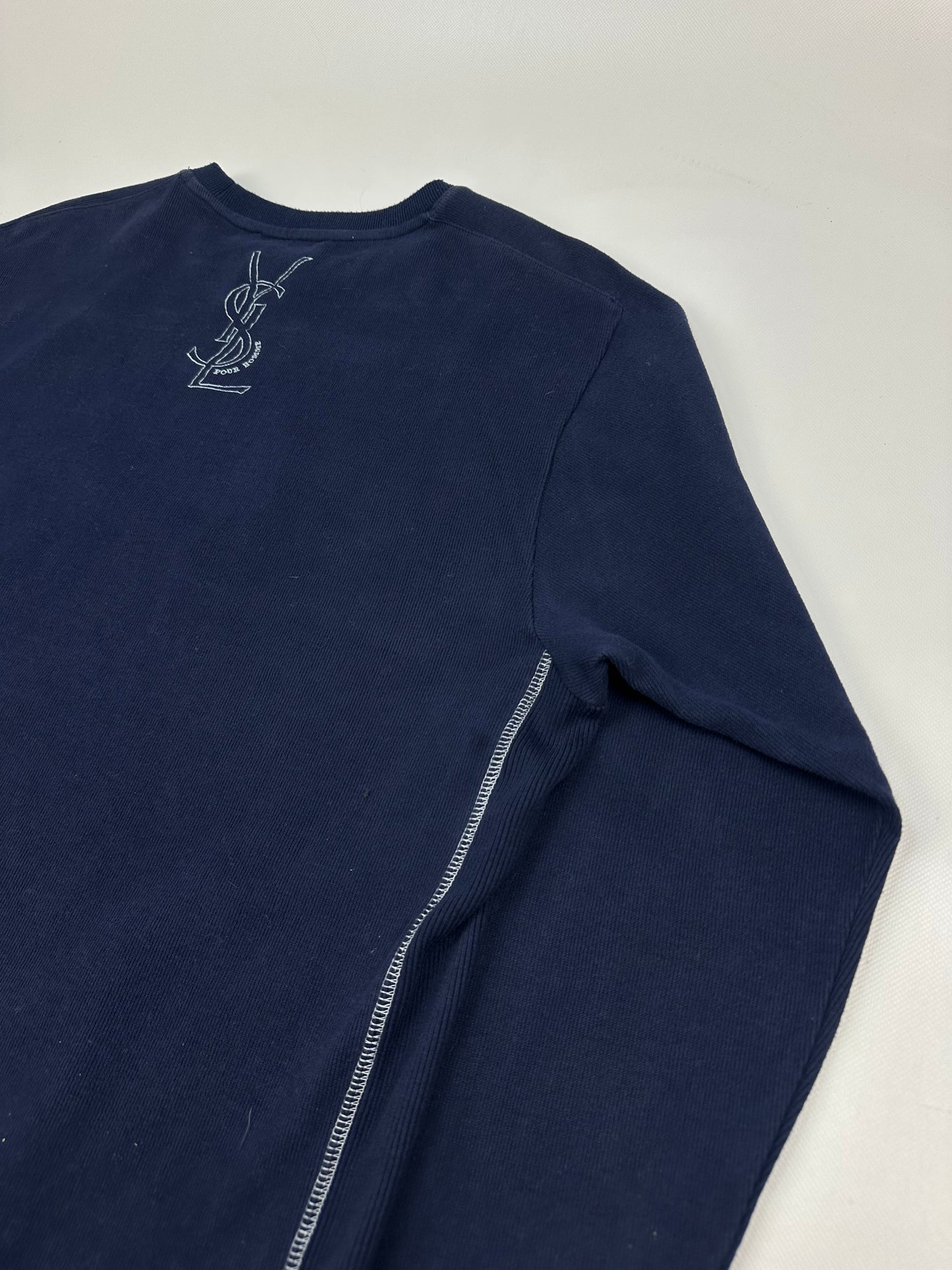Vintage Yves Saint Laurent Pullover navy Gr. L