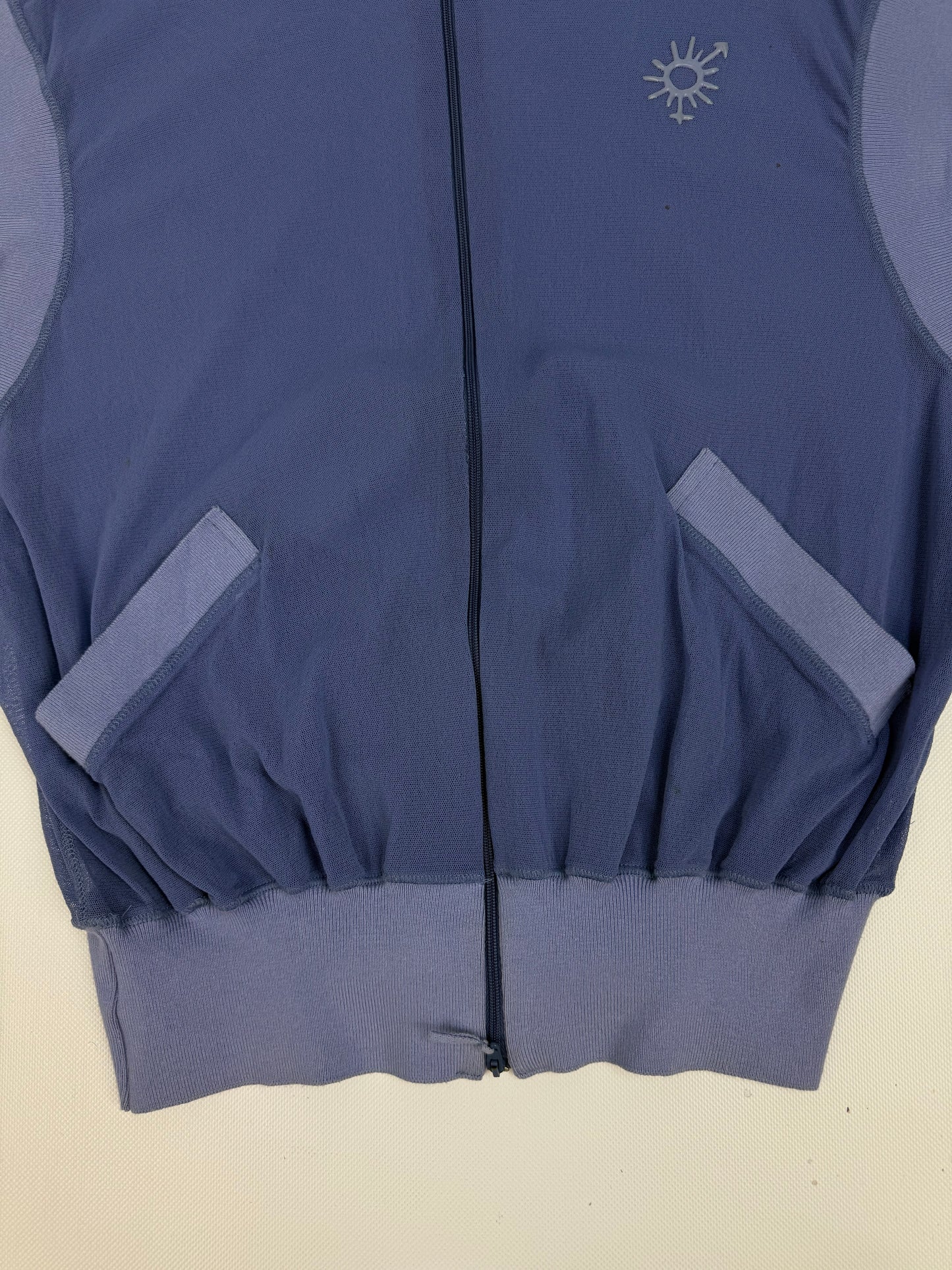 Vintage Jean Paul Gaultier Soleil Top/Jacke blau Gr. M