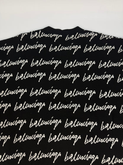 Balenciaga Pullover schwarz / weiß Gr. Frauen XL