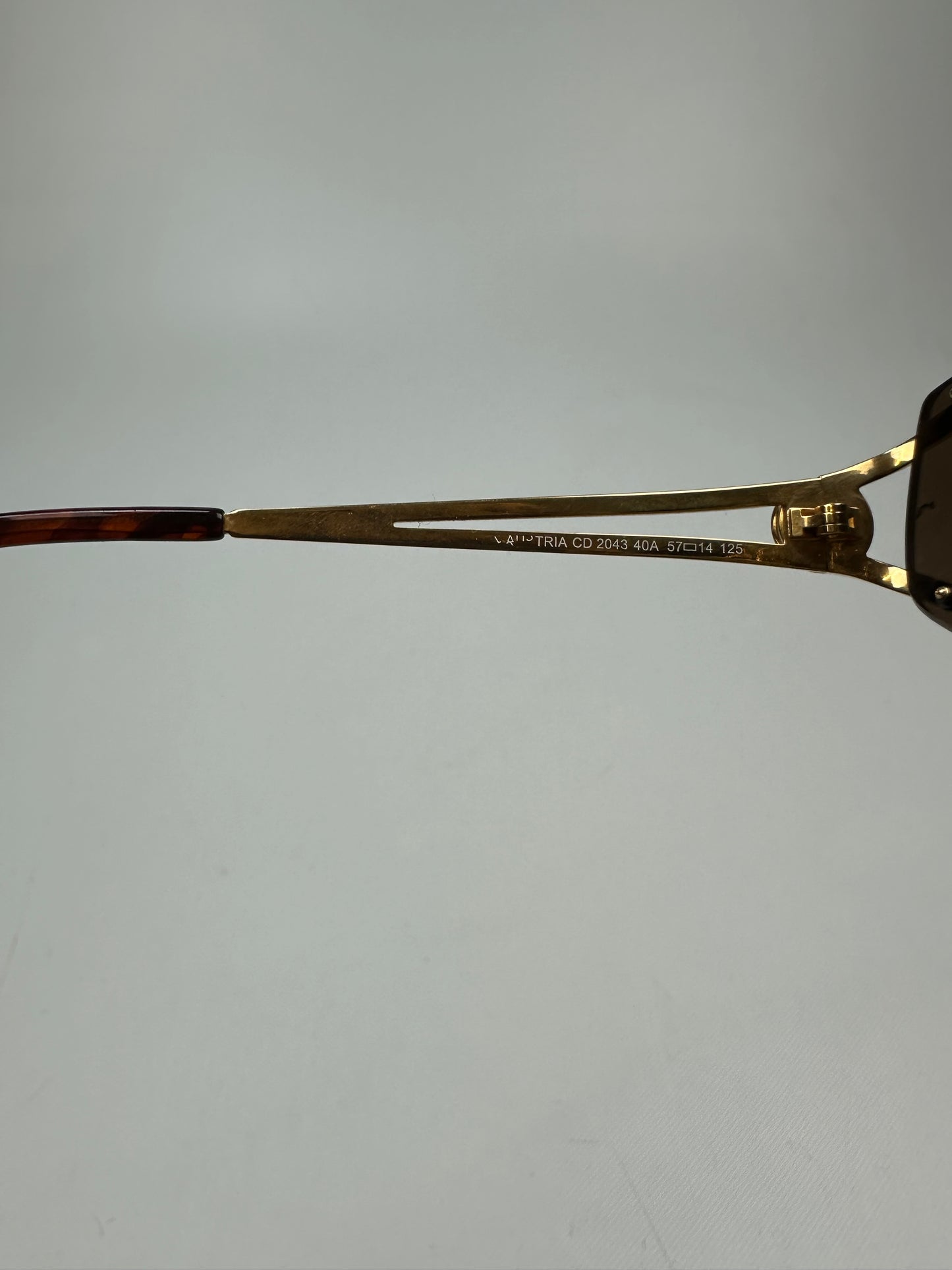 Vintage Christian Dior Sonnenbrille gold