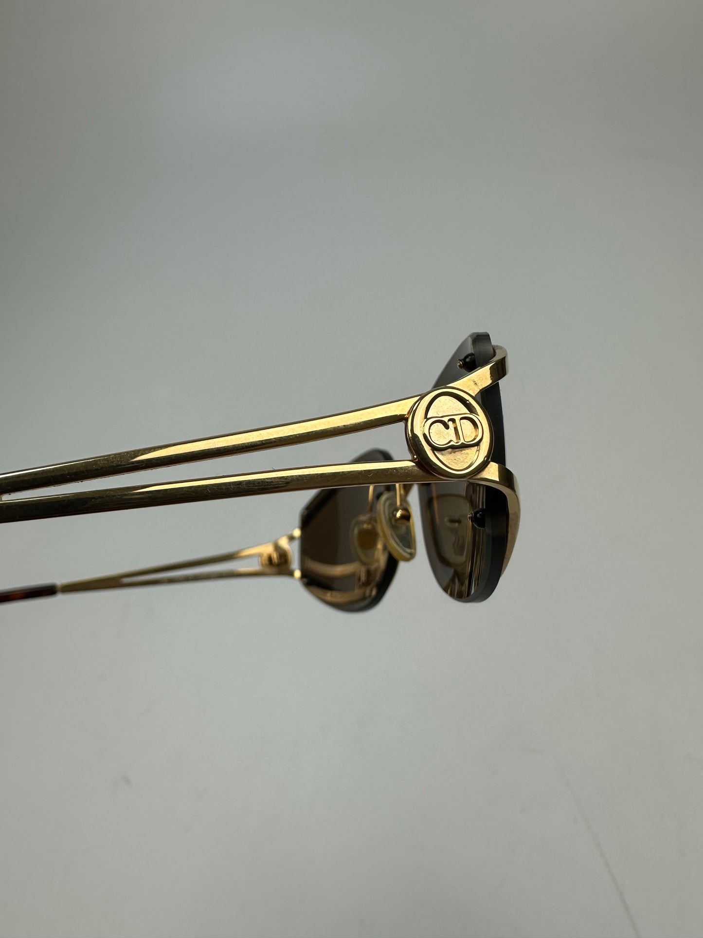 Vintage Christian Dior Sonnenbrille gold