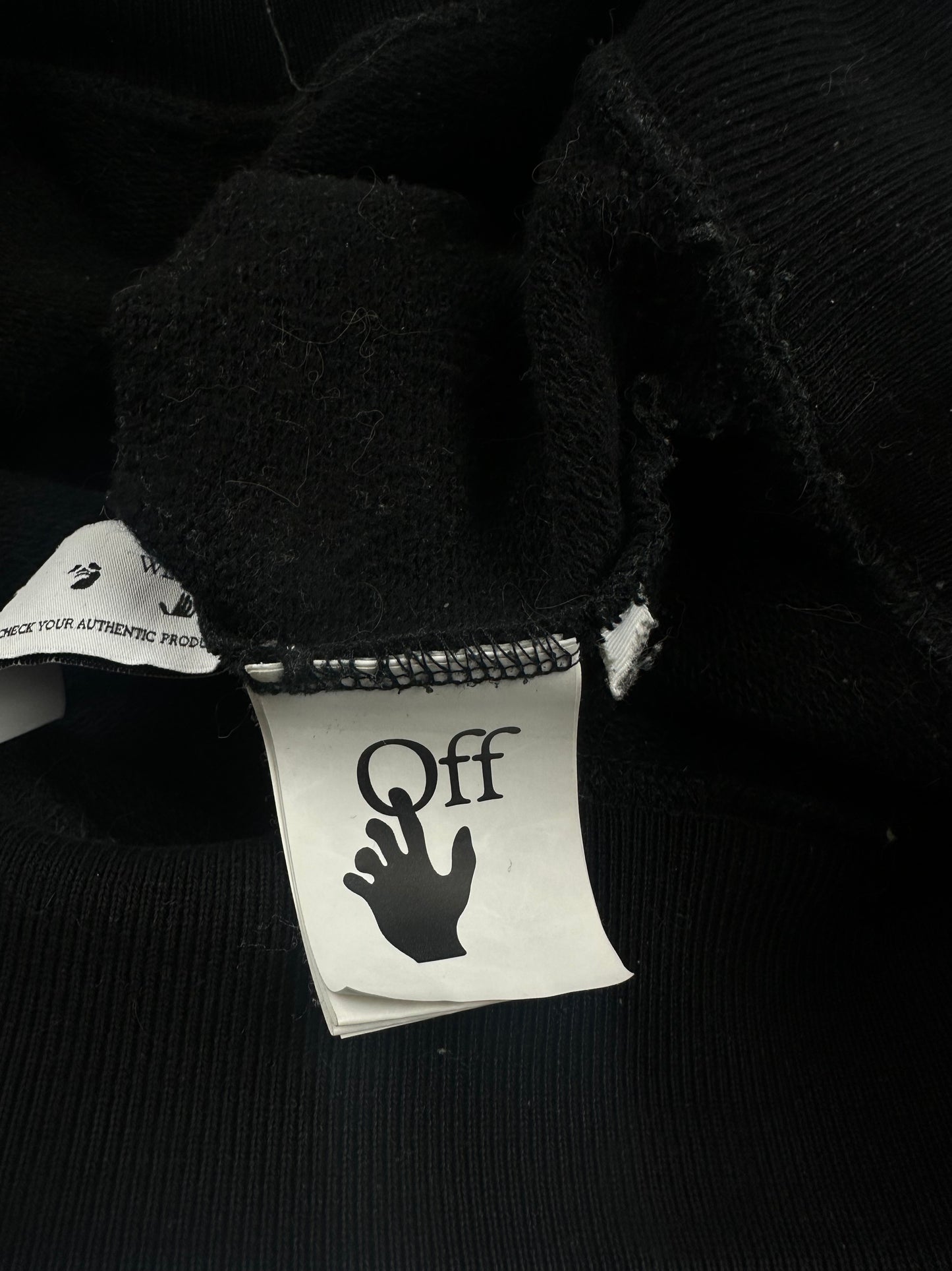 Off-White Hoodie schwarz S