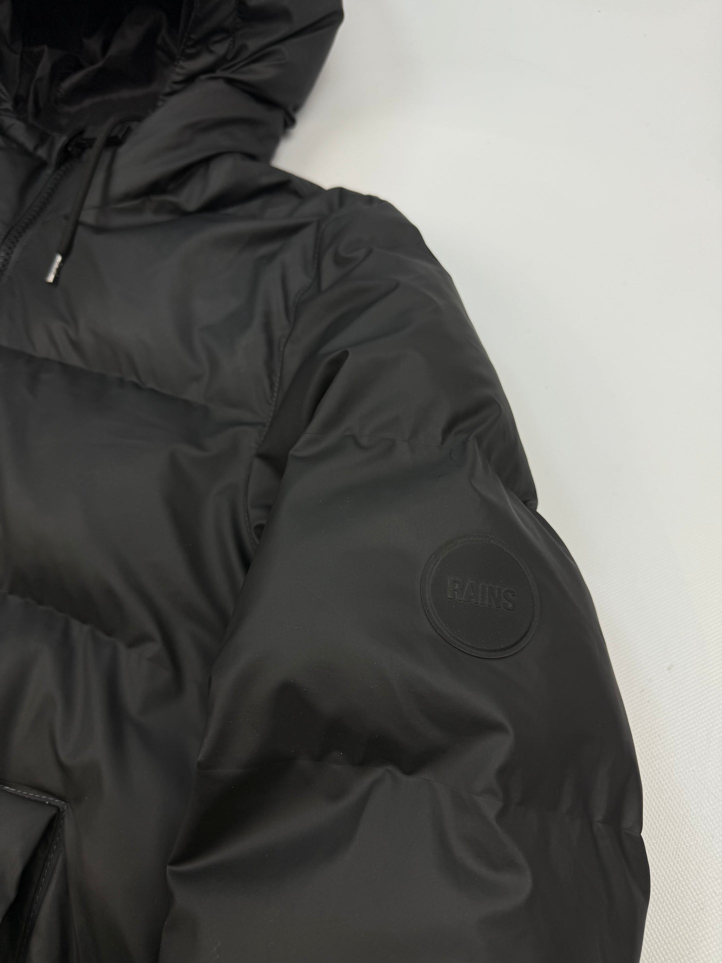 Rains Winterjacke schwarz S