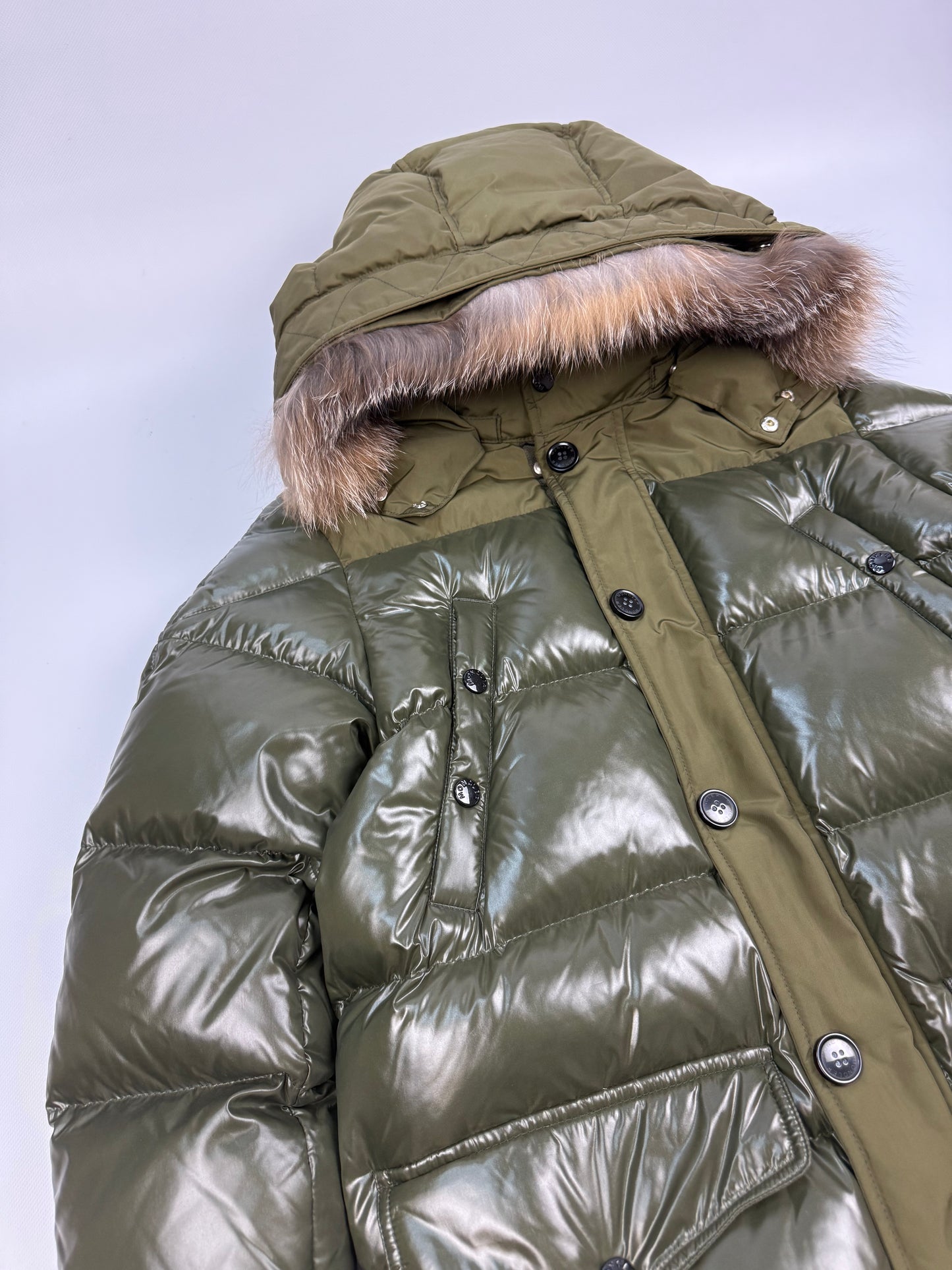 Moncler Daunenjacke grün Damen 14Y / S