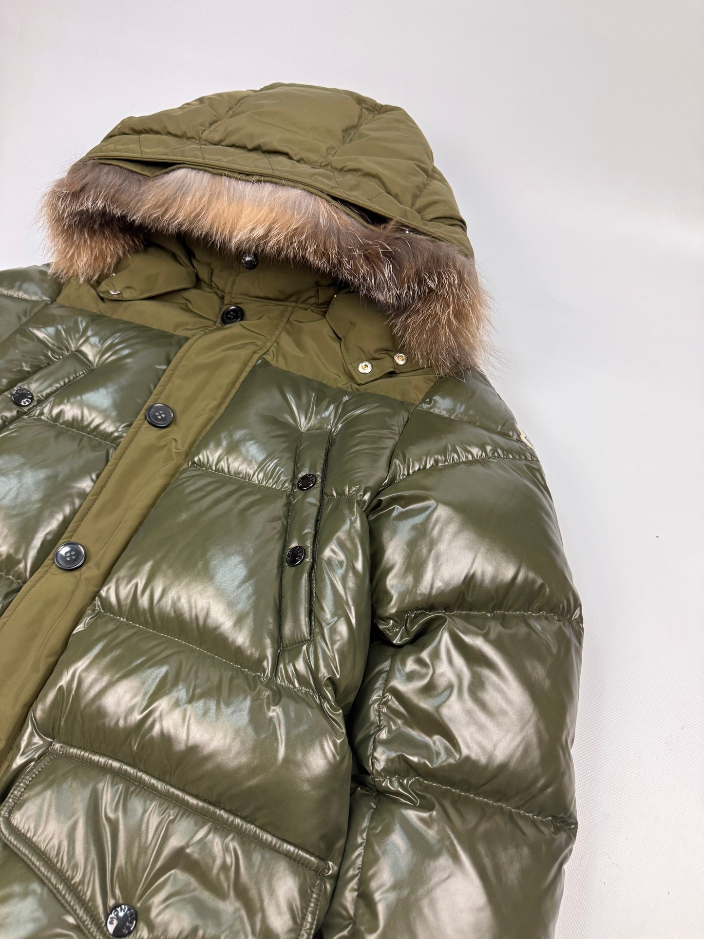 Moncler Daunenjacke grün Damen 14Y / S