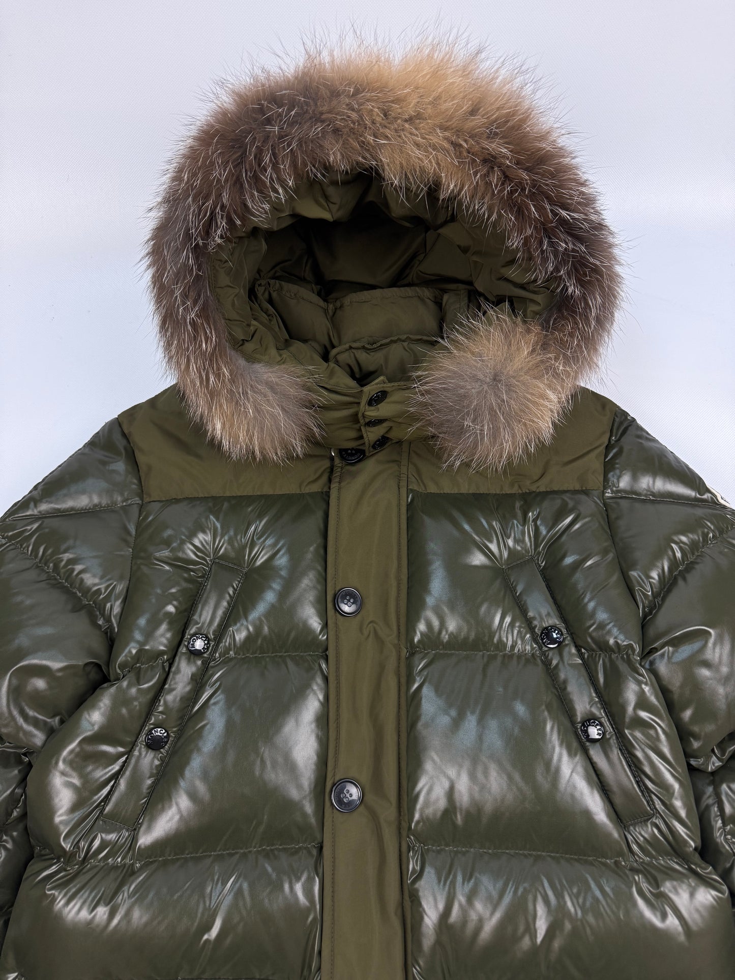 Moncler Daunenjacke grün Damen 14Y / S