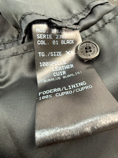 Neil Barrett Lederjacke schwarz XL