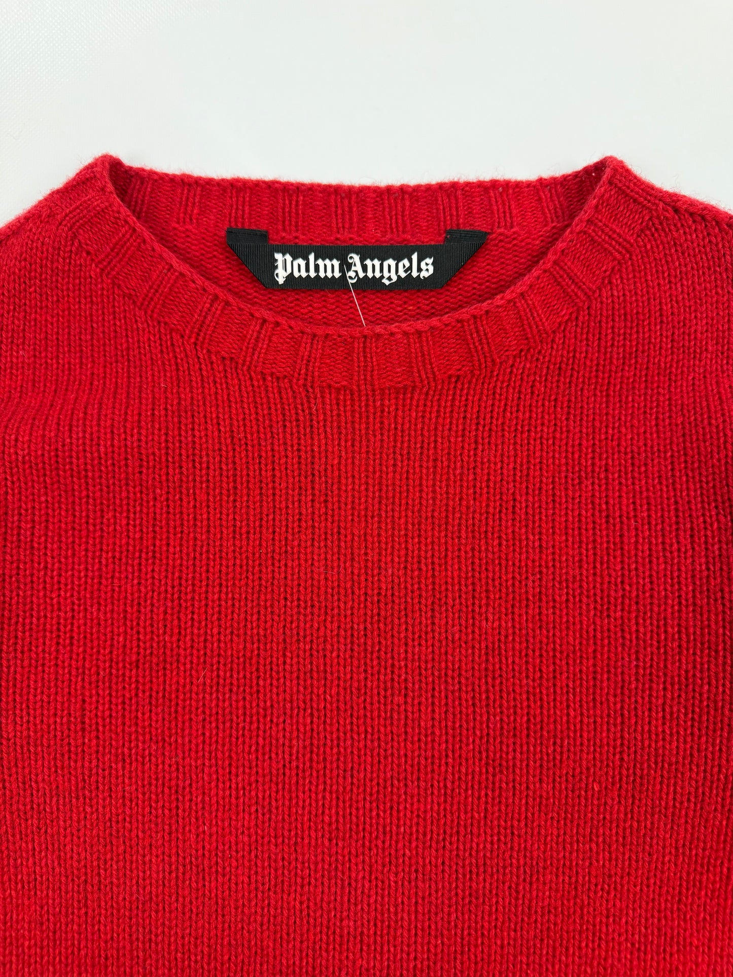 Palm Angels Knit Pullover rot S