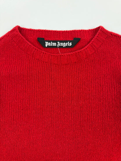 Palm Angels Knit Pullover rot S