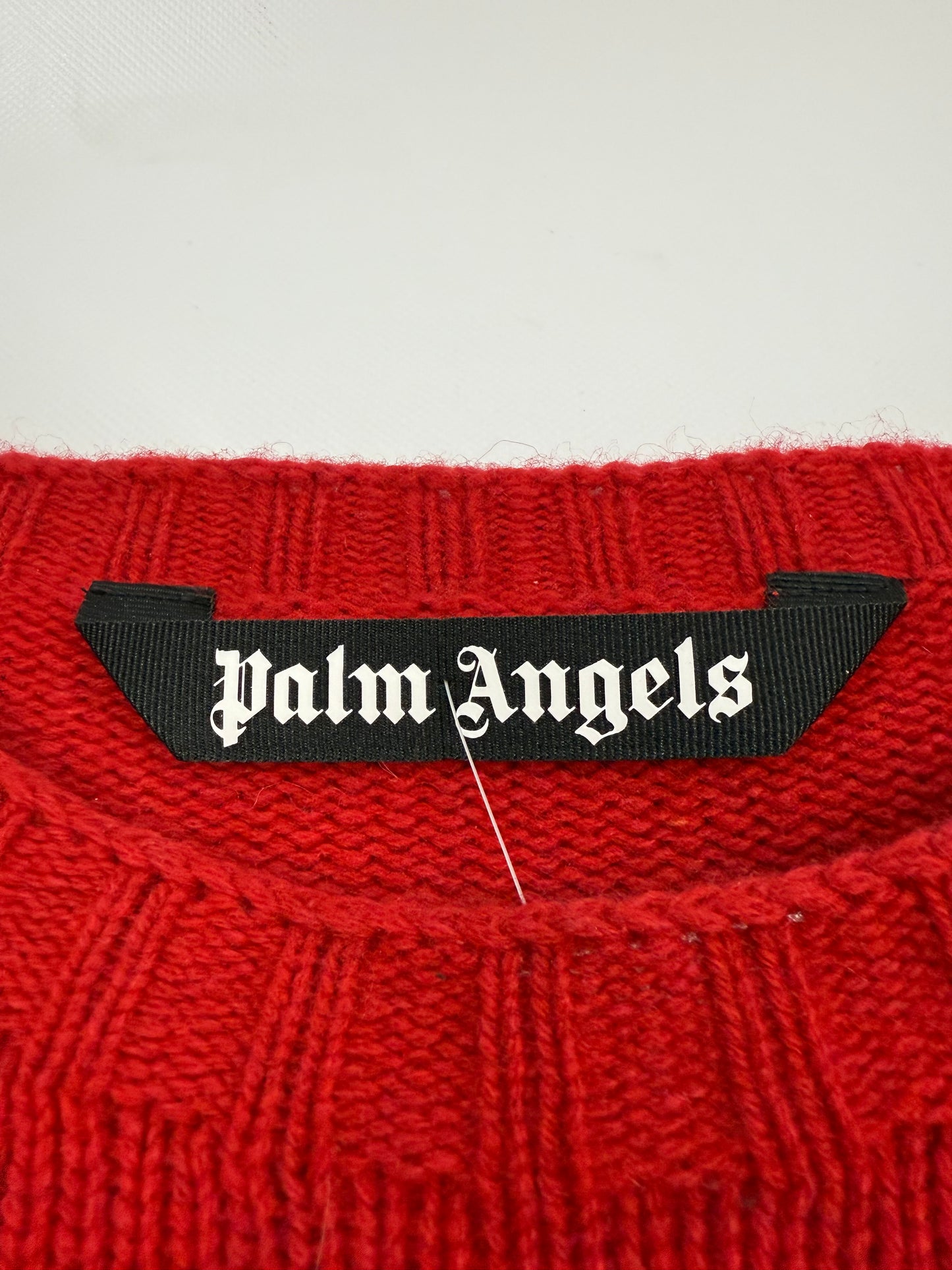 Palm Angels Knit Pullover rot S