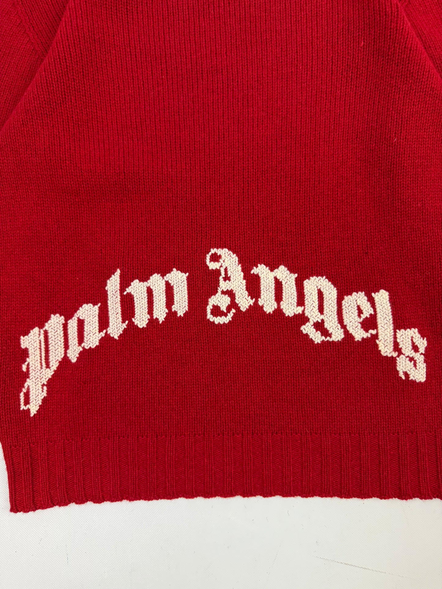 Palm Angels Knit Pullover rot S