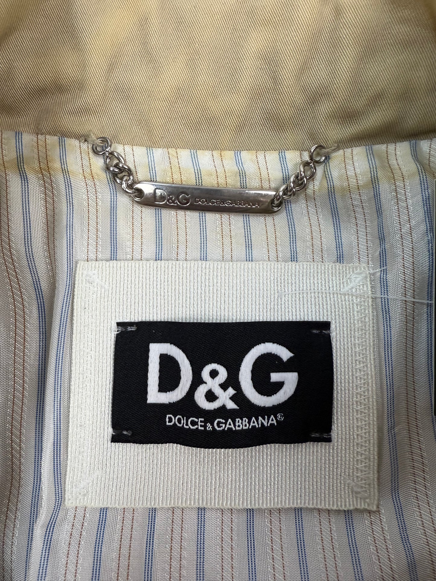 Dolce & Gabbana Jacke beige M