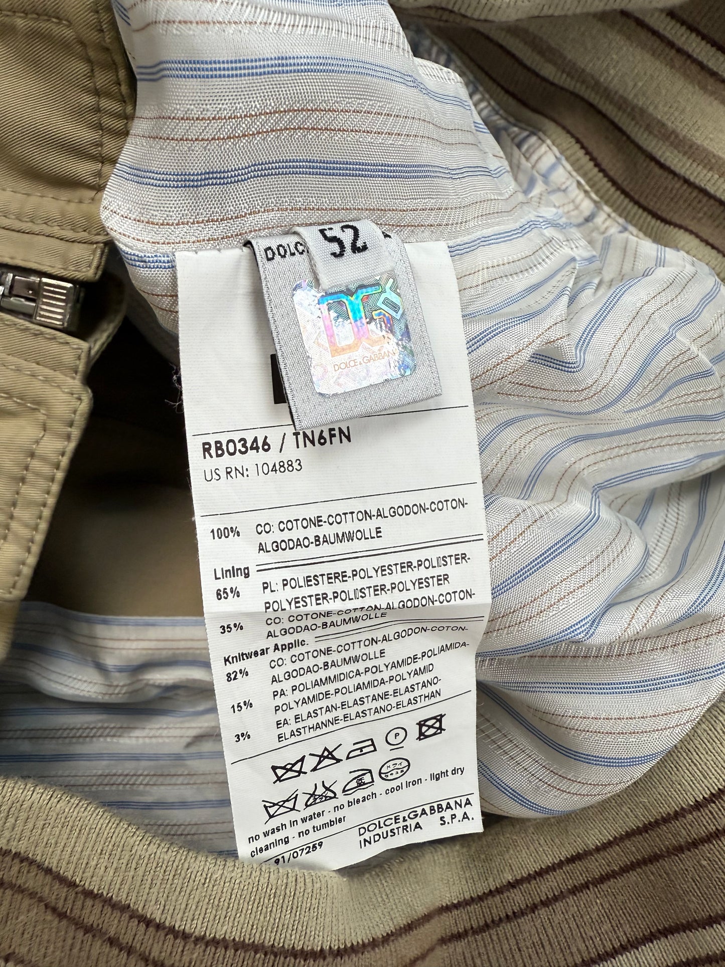 Dolce & Gabbana Jacke beige M