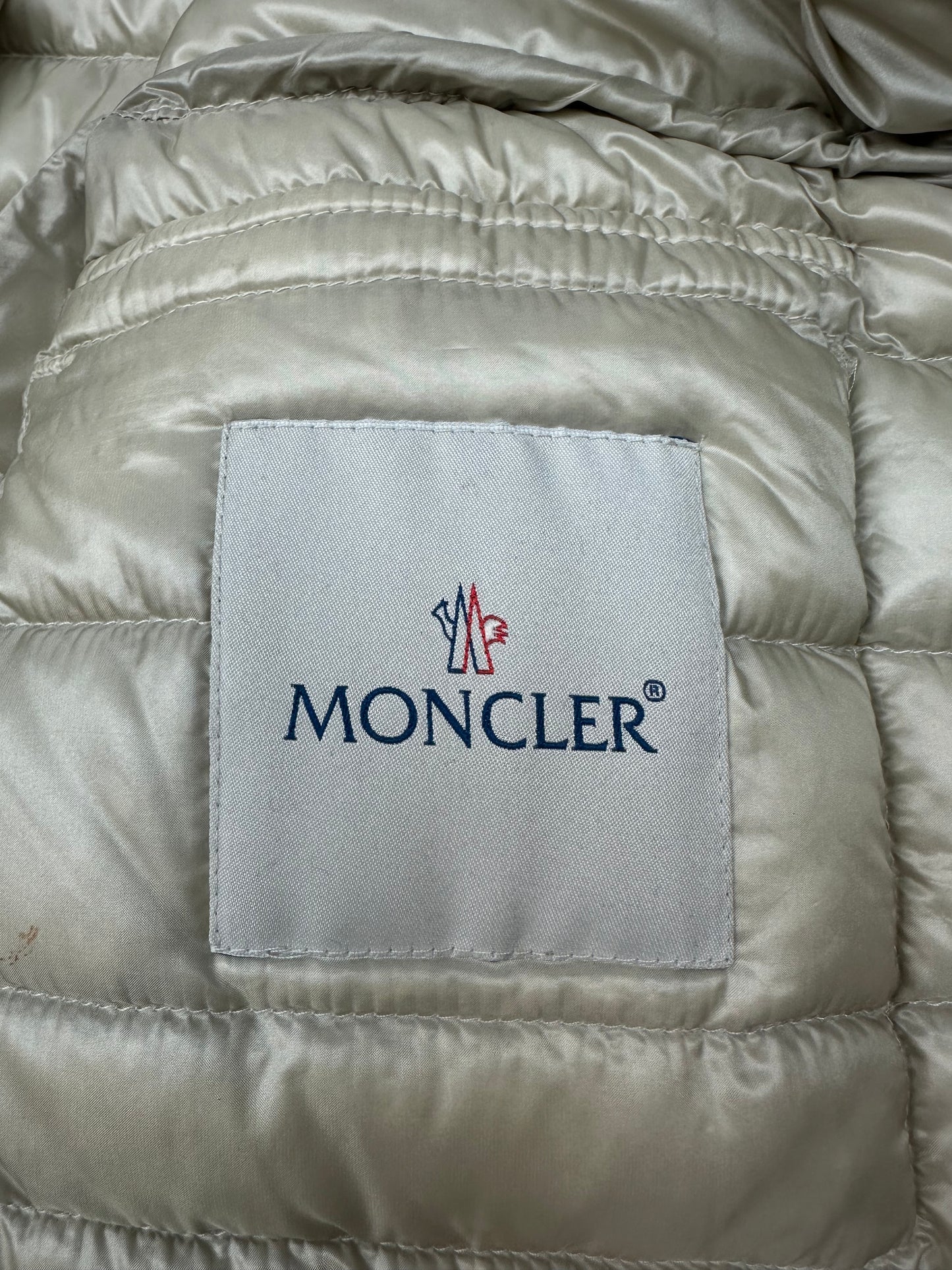Vintage Moncler Jacke creme Damen XL (5)