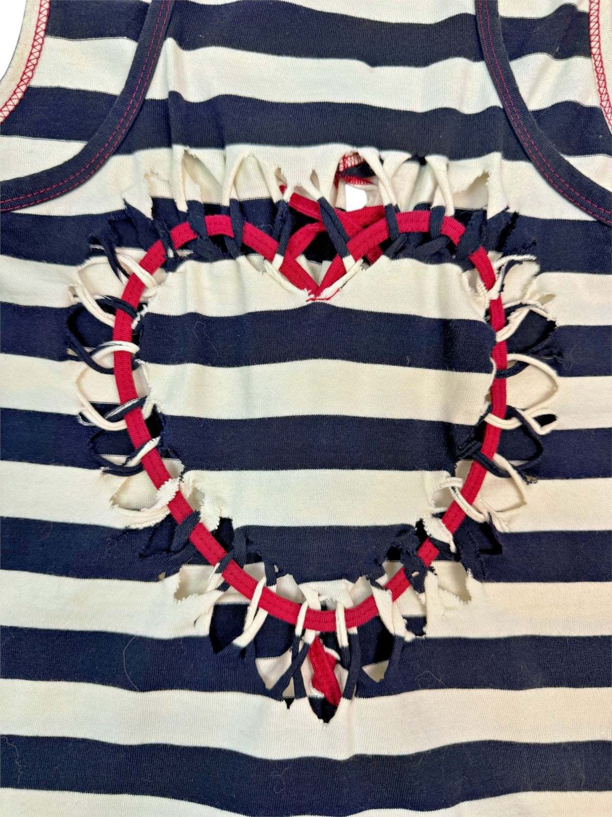 Vintage Jean's Paul Gaultier Bondage Heart Top